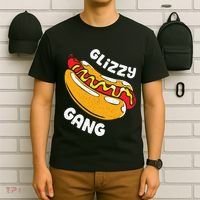 Glizzy Gang Funny Hot Dog T-Shirt thumb 6