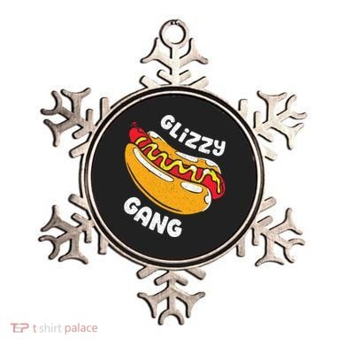 Glizzy Gang Funny Hot Dog Ornament