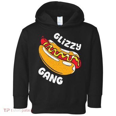Glizzy Gang Funny Hot Dog Toddler Hoodie