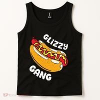 Glizzy Gang Funny Hot Dog Tank Top thumb 2