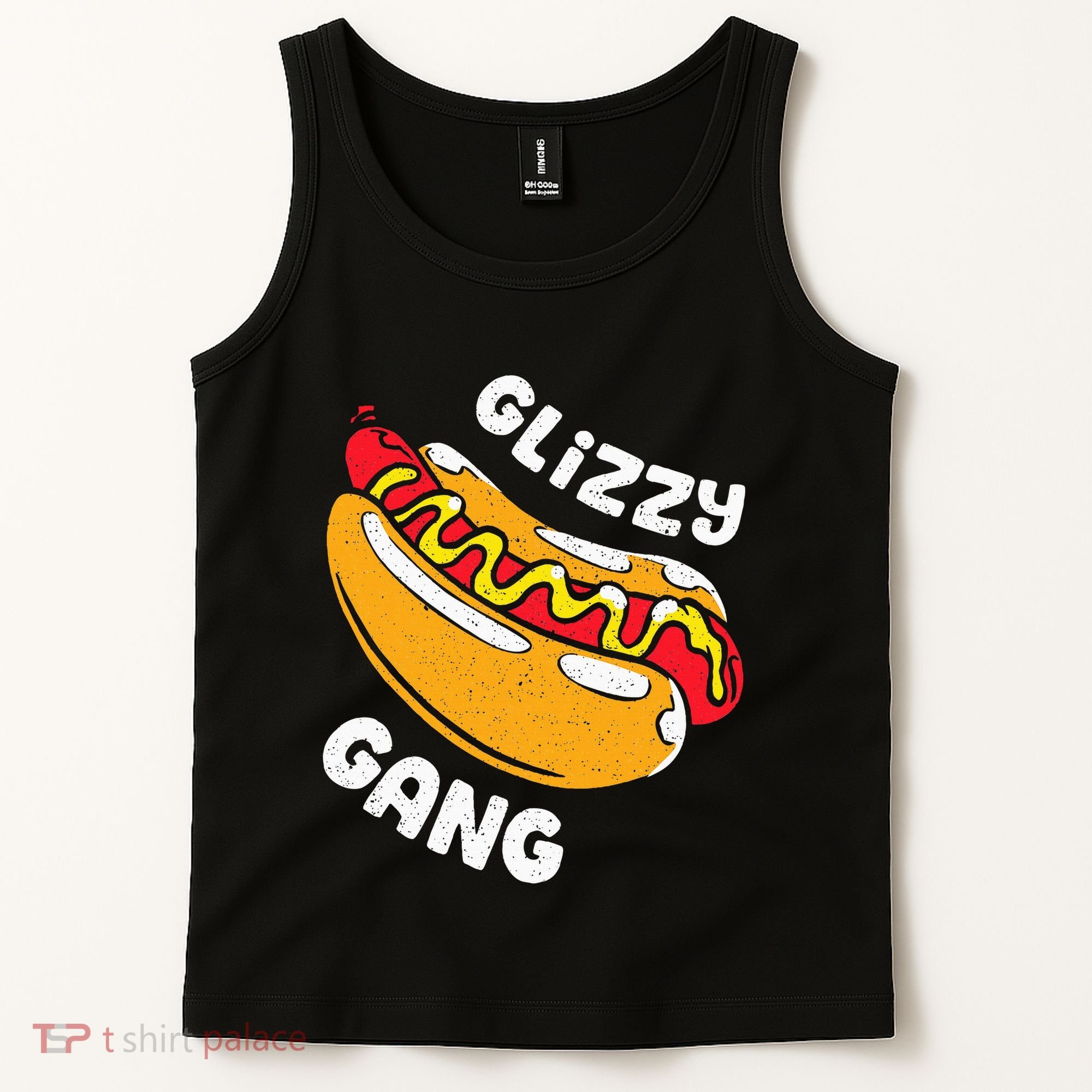 Glizzy Gang Funny Hot Dog Tank Top