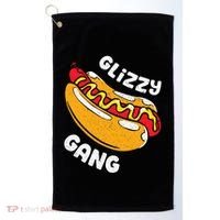 Glizzy Gang Funny Hot Dog Golf Towel thumb 0