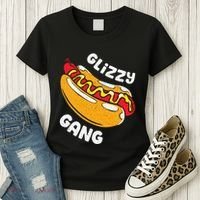 Glizzy Gang Funny Hot Dog Women's T-Shirt thumb 3