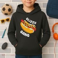 Glizzy Gang Funny Hot Dog Kids Hoodie thumb 2