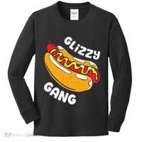 Glizzy Gang Funny Hot Dog Kids Long Sleeve Shirt thumb 0