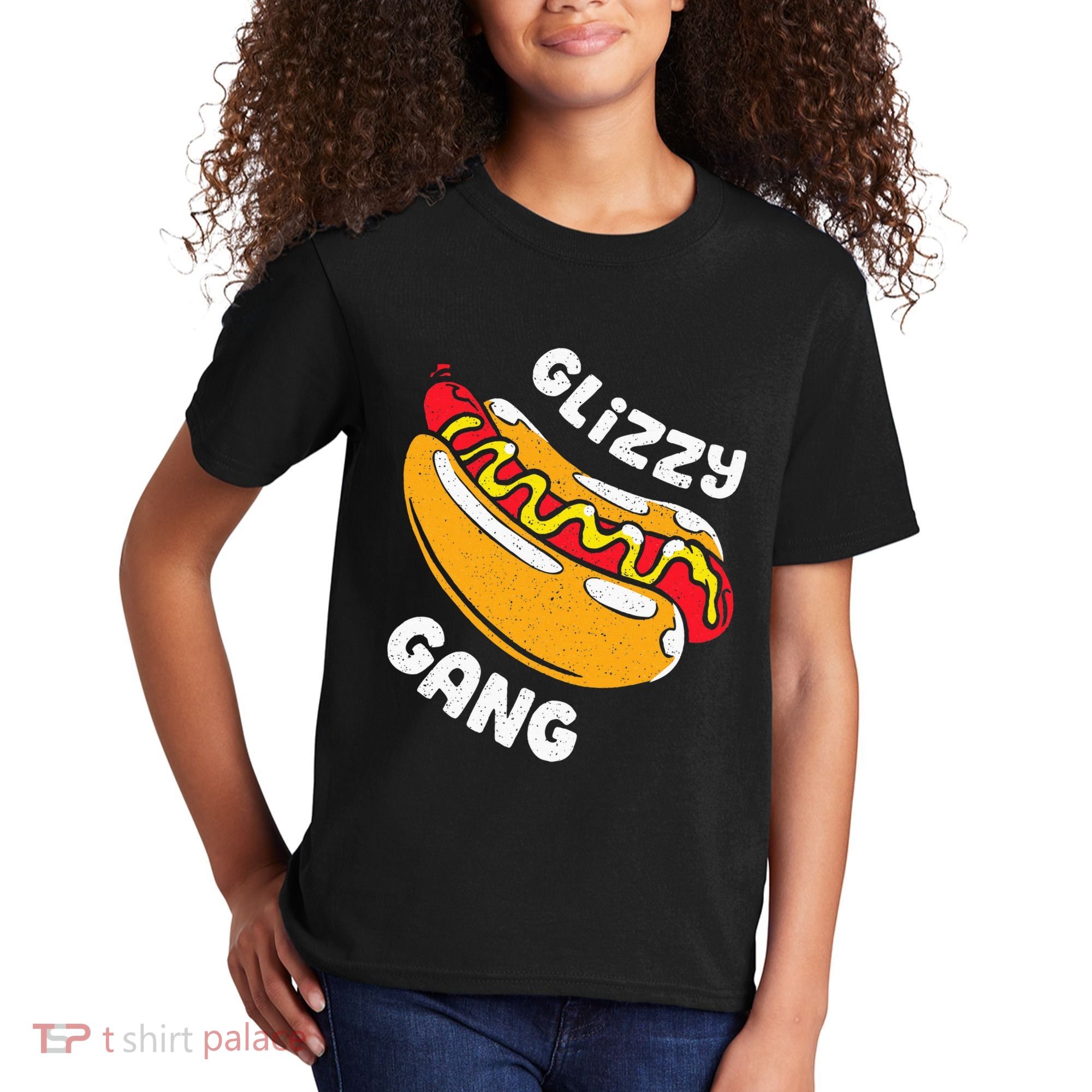 Glizzy Gang Funny Hot Dog Kids T-Shirt
