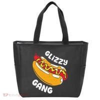 Glizzy Gang Funny Hot Dog Tote Bag thumb 0
