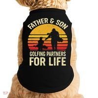 Golf Golfing Father Son Matching Dad Doggie Tank thumb 0