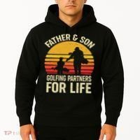 Golf Golfing Father Son Matching Dad Hoodie thumb 2
