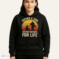 Golf Golfing Father Son Matching Dad Hoodie thumb 5