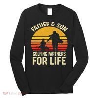 Golf Golfing Father Son Matching Dad Long Sleeve Shirt thumb 0
