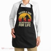 Golf Golfing Father Son Matching Dad Apron thumb 2