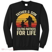 Golf Golfing Father Son Matching Dad Sweatshirt thumb 0