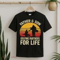 Golf Golfing Father Son Matching Dad T-Shirt thumb 2