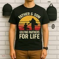 Golf Golfing Father Son Matching Dad T-Shirt thumb 6