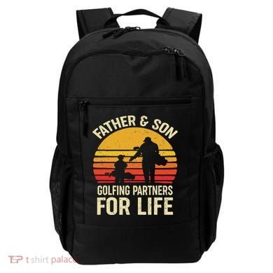 Golf Golfing Father Son Matching Dad Backpack