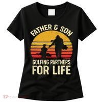 Golf Golfing Father Son Matching Dad Women's T-Shirt thumb 0
