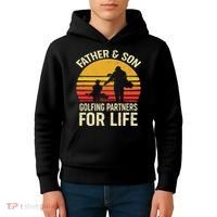 Golf Golfing Father Son Matching Dad Kids Hoodie thumb 4
