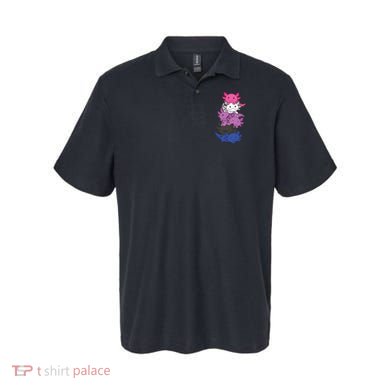 Genderfluid Gender Fluid Pride LGBTQ Axolotl Polo