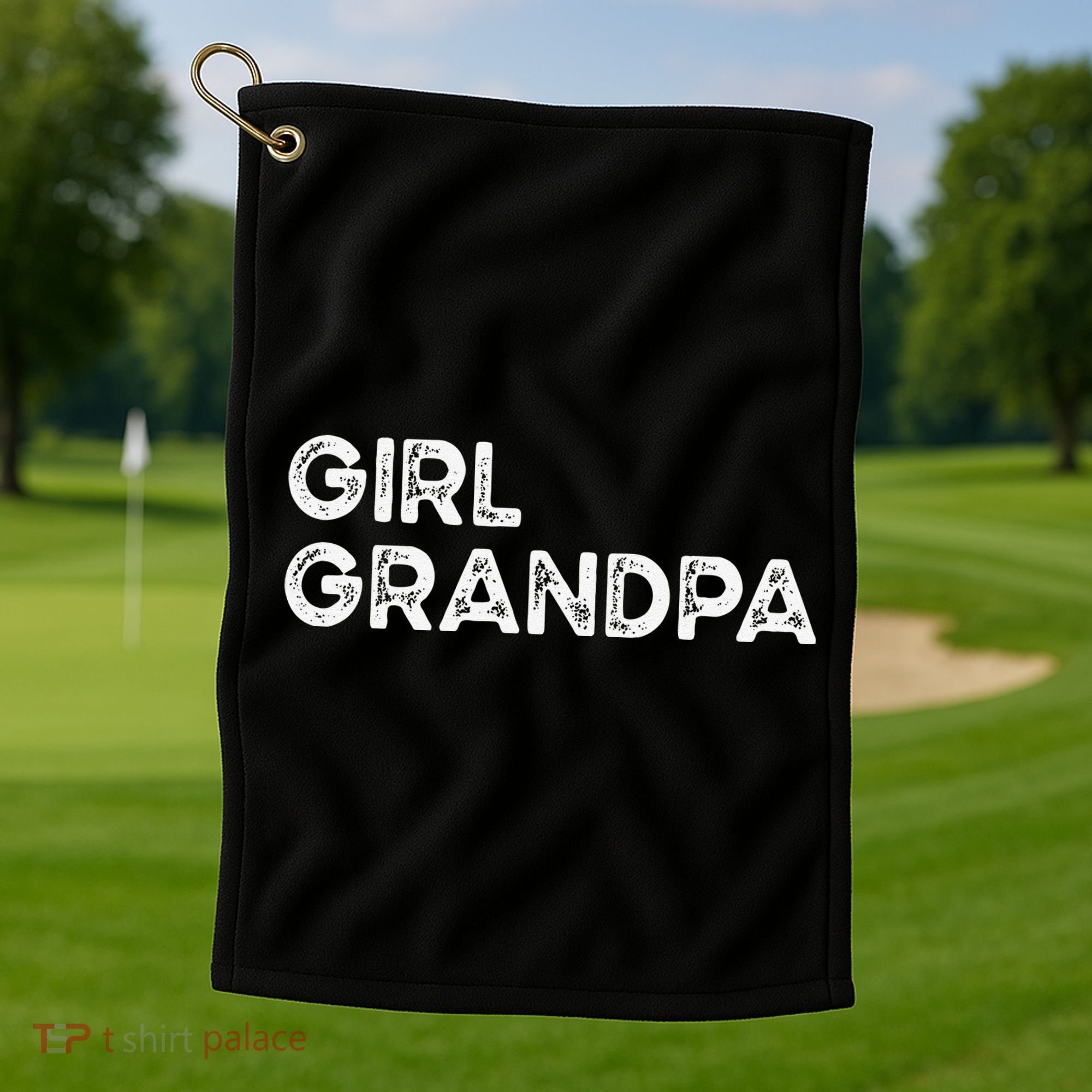 Grandpa Grandfather Fathers Day Golf Towel