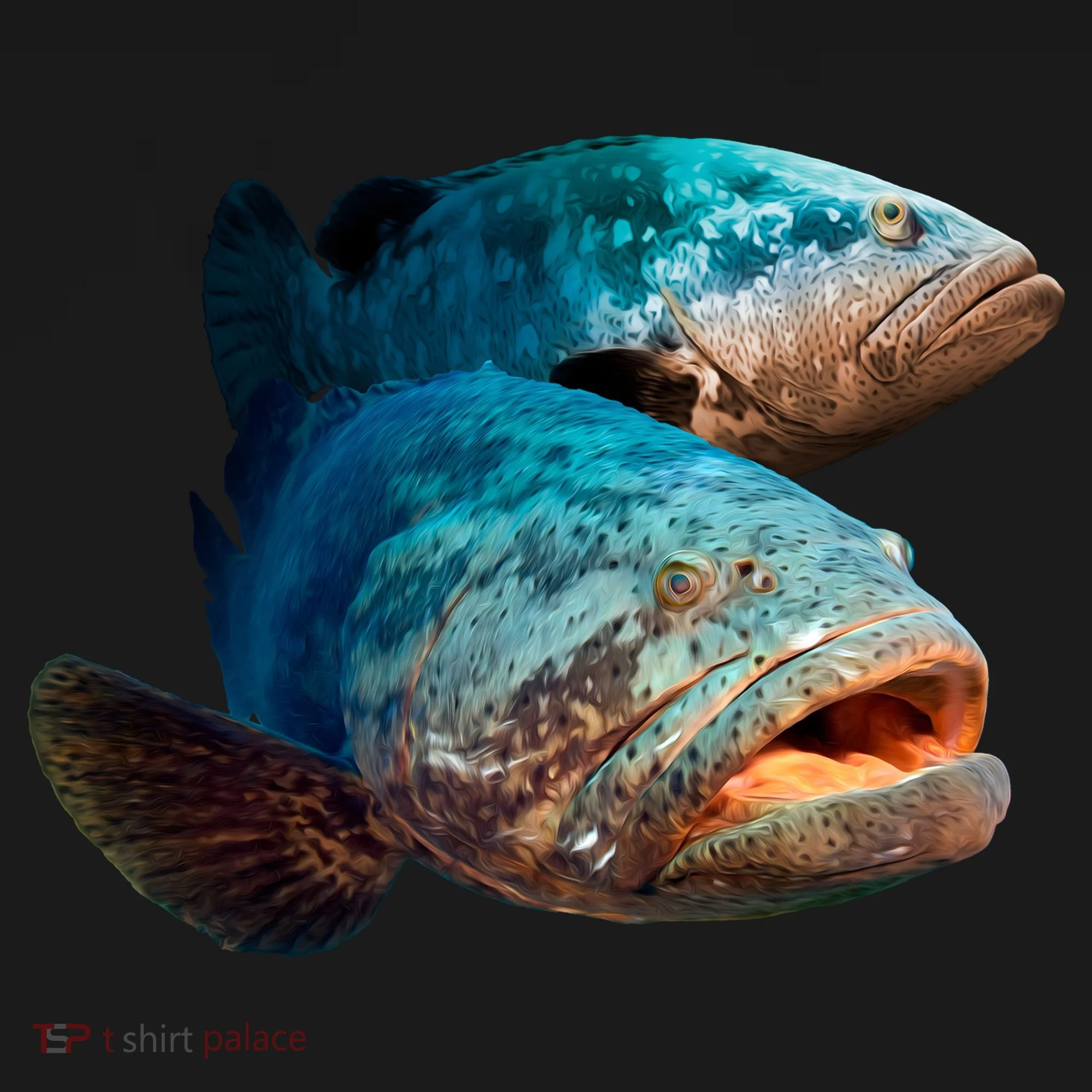 Goliath Grouper Fish Bucket Hat