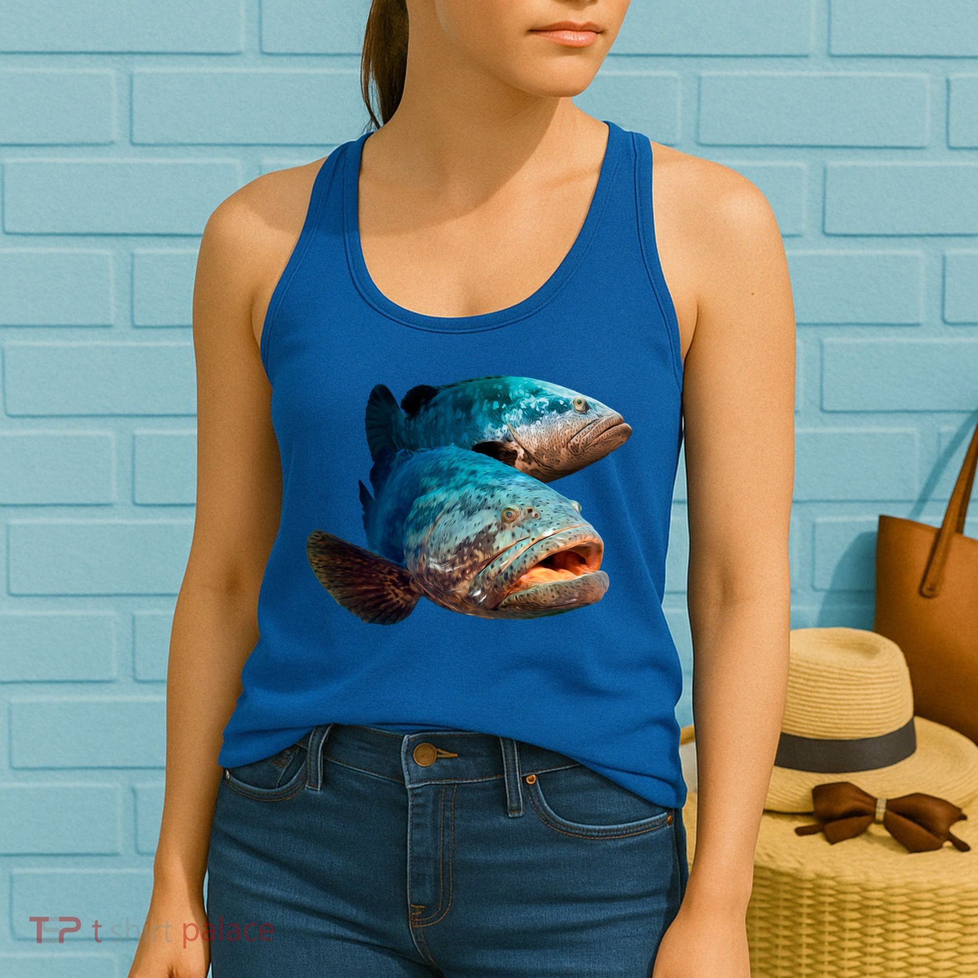 Goliath Grouper Fish Women's Tank Top