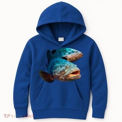 Goliath Grouper Fish Kids Hoodie