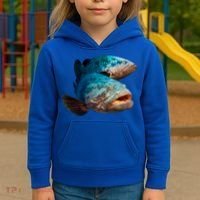Goliath Grouper Fish Kids Hoodie thumb 3