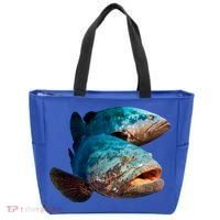 Goliath Grouper Fish Tote Bag thumb 0