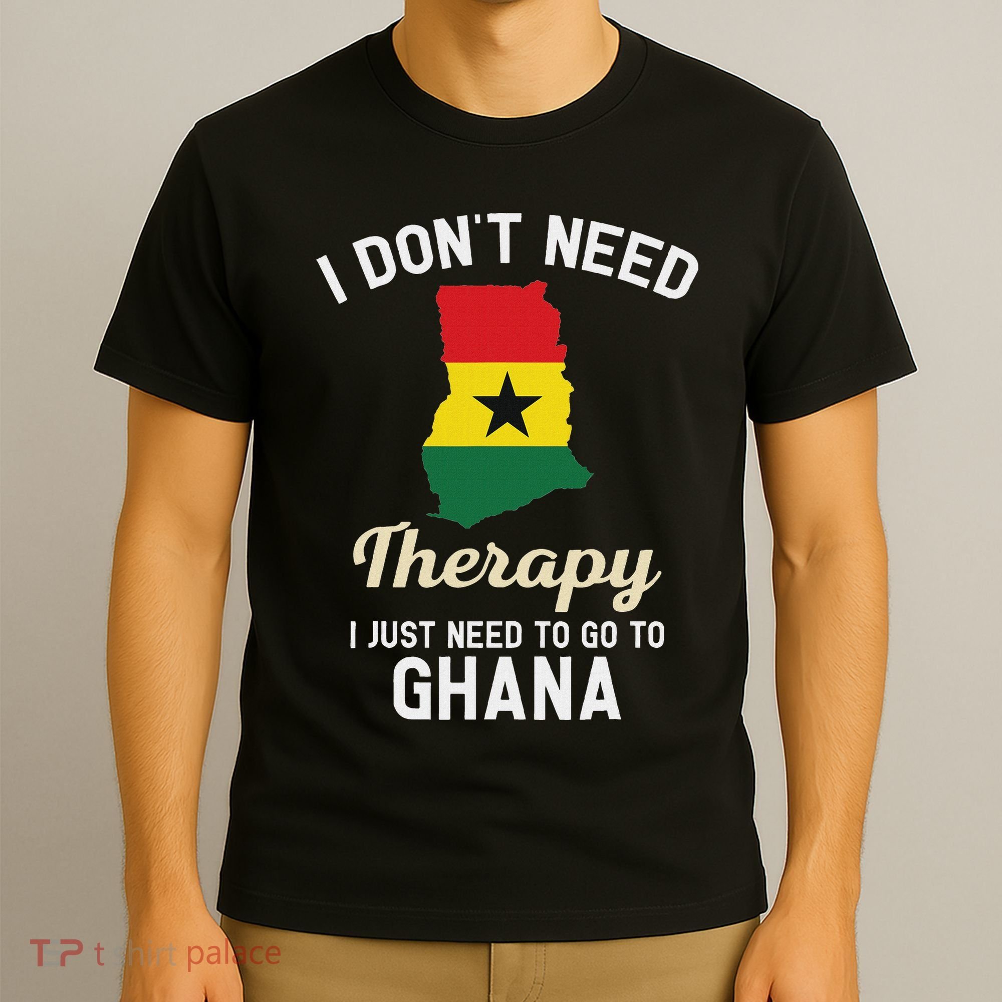 Ghana Ghanaian Flag Map Travel Vocation Gifts T-Shirt