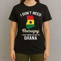 Ghana Ghanaian Flag Map Travel Vocation Gifts T-Shirt thumb 4