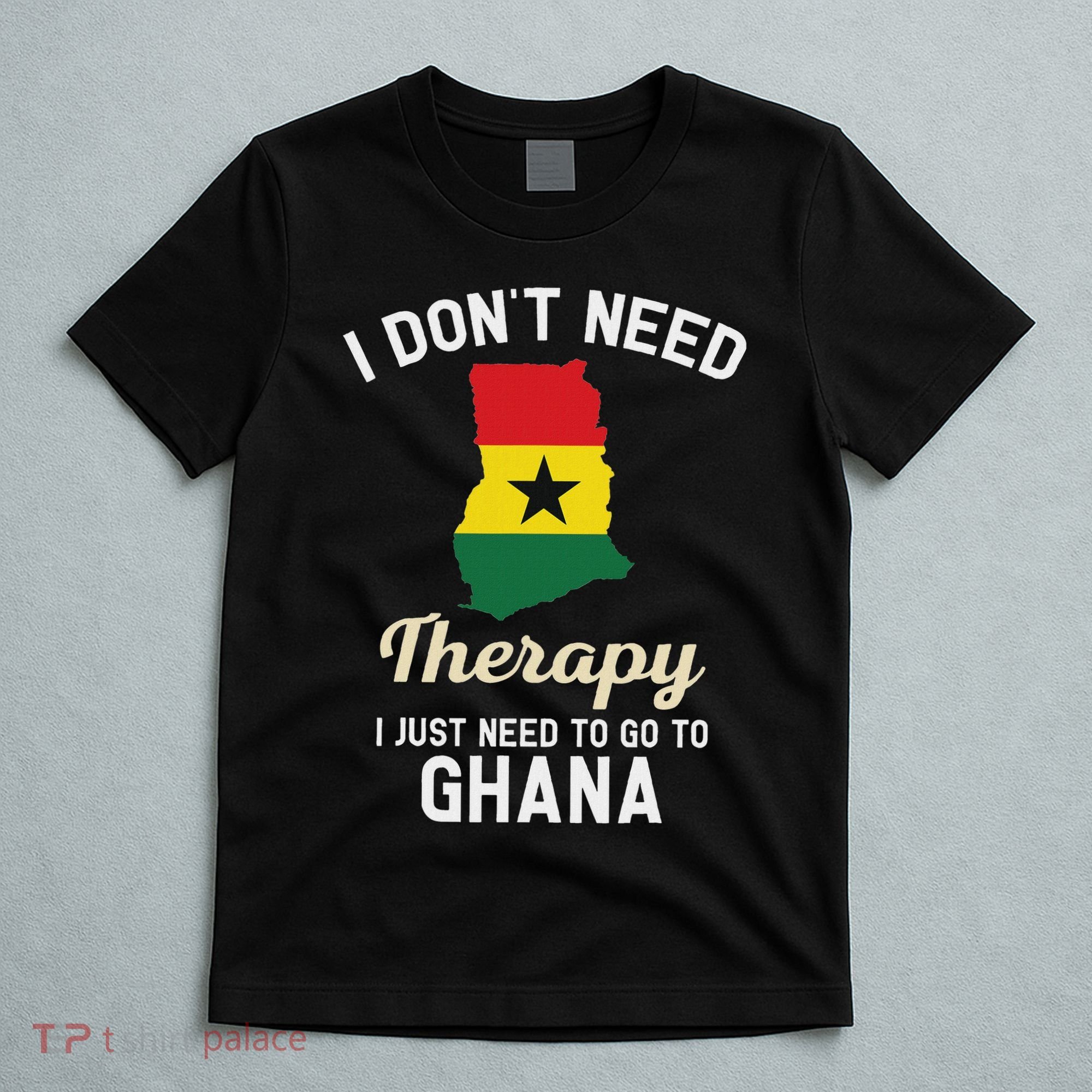 Ghana Ghanaian Flag Map Travel Vocation Gifts T-Shirt