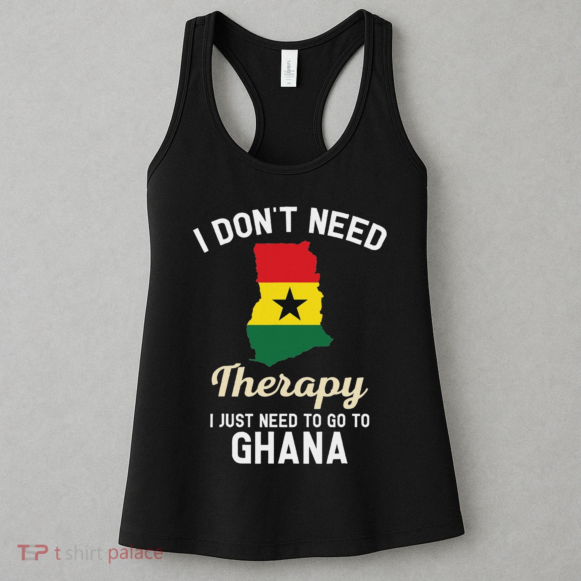 Ghana Ghanaian Flag Map Travel Vocation Gifts Women's Tank Top