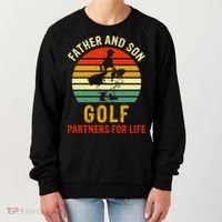 Golf Golfing Father Son Matching Dad Women's Sweatshirt thumb 0