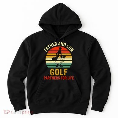 Golf Golfing Father Son Matching Dad Hoodie