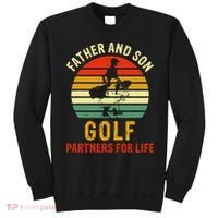 Golf Golfing Father Son Matching Dad Sweatshirt thumb 0