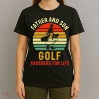 Golf Golfing Father Son Matching Dad T-Shirt thumb 4