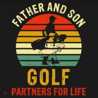 Golf Golfing Father Son Matching Dad Pajama Set thumb 2