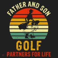Golf Golfing Father Son Matching Dad Tumbler thumb 3