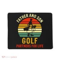 Golf Golfing Father Son Matching Dad Mousepad thumb 0