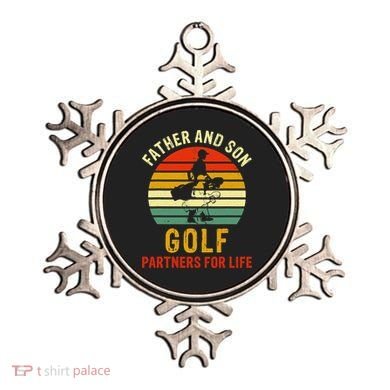 Golf Golfing Father Son Matching Dad Ornament