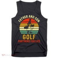 Golf Golfing Father Son Matching Dad Tank Top thumb 0