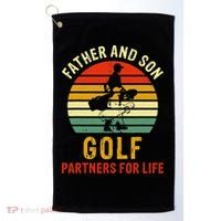 Golf Golfing Father Son Matching Dad Golf Towel thumb 0