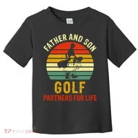 Golf Golfing Father Son Matching Dad Toddler T-Shirt thumb 0