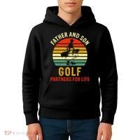 Golf Golfing Father Son Matching Dad Kids Hoodie thumb 4
