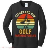 Golf Golfing Father Son Matching Dad Kids Long Sleeve Shirt thumb 0