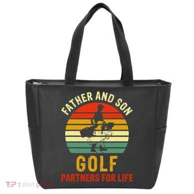 Golf Golfing Father Son Matching Dad Tote Bag