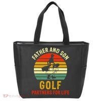 Golf Golfing Father Son Matching Dad Tote Bag thumb 0