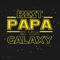 Grandpa Gift For Papa Best Papa In The Galaxy Baby Bodysuit thumb 2