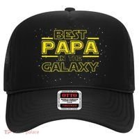 Grandpa Gift For Papa Best Papa In The Galaxy Hat thumb 0